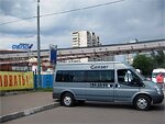 Бесплатный автобус Genser в пункт аренды автомобилей АрендаАвто-мрс на ул.Добролюбова